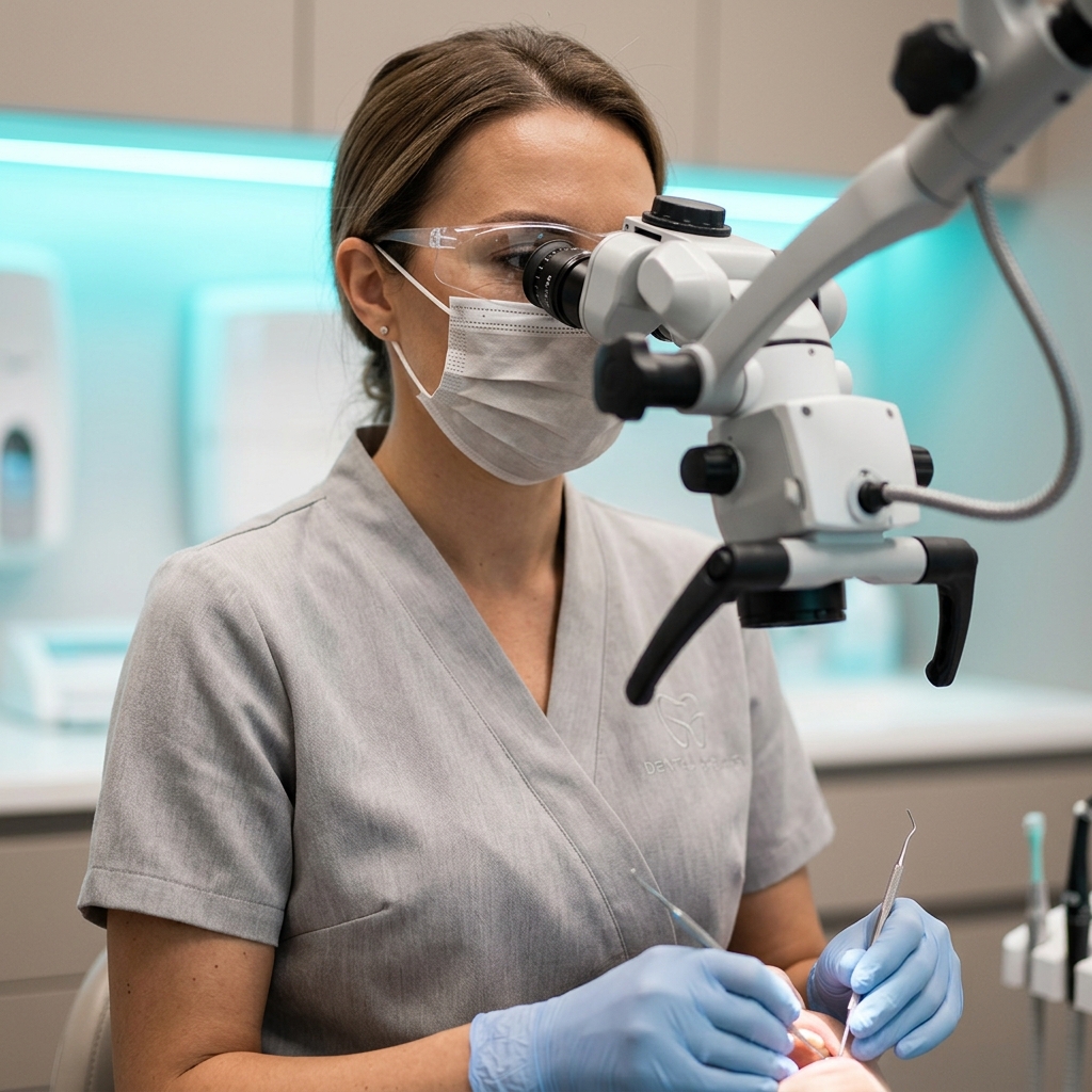 Tratamiento Dental de Alta Precisión con Microscopio en Clínica MEB